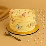 Best Wishes Butterfly Vanilla Cake