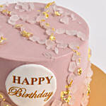 Pink Blossom Celebration Chocolate Cake