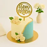كيكة احتفالات عيد الميلاد الشهي بحجم وسط