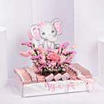 Baby Girl Chocolates Tray