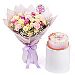 Petals of Gratitude with ChocoFudge cake