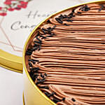 Congratulations Chocolate Dream Cake Half Kg