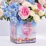 Blush N Breeze Flower Vase