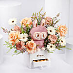Labubu Rose arrangement
