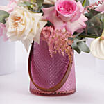 Feminine Bloom Glow In Vase