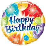 Exotic Pink Flower Vase & Mono Cake For Birthday