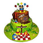 Mickey Mouse and Winnie the Pooh Cake
