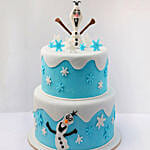 Olaf The Snowman Cake 5 Kg Red Velvet Flavour