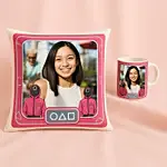 Game Ready Personalised Cushion and Mug