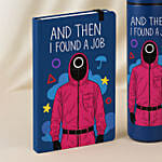 Squid Game Theme Diary and Bottle Set