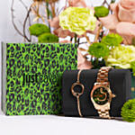 Just Cavalli Womens Watch And Bracelet Luxury Gift Arrangment
