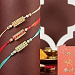 Ethnic Stone Rakhi