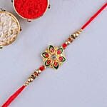 Petal Grace Meenakari Rakhi