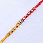 Red And Yellow Fancy Rakhi