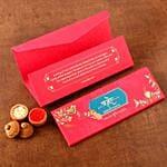 Red And Yellow Fancy Rakhi