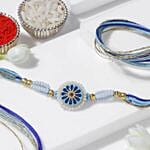 The Majestic Grace Meenakari Rakhi