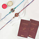 Cultural Bond Ethnic Rakhi Set2 Fnp Chocolate