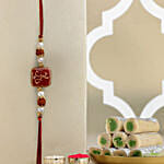 Ganeshas Blessing Rakhiand Kaju Roll