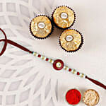 Pearl Beads Rakhiand Ferrero Rocher