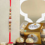 Royal Designer Beads Rakhiand Ferrero Rocher