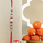 Royal Designer Beads Rakhiand Motichoor Ladoo