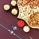 Feng Shui Guardian Evil Eye Bhaiya Bhabhi Rakhi And Mixed Fruits