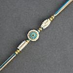 The Majestic Grace Meenakari Rakhi And Ferrero Rocher 16 Pcs