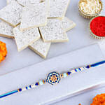 The Majestic Grace Meenakari Rakhi And Kaju Katli
