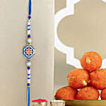 The Majestic Grace Meenakari Rakhi And Motichoor Ladoo