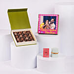 Memory and Treats Rakhi Combo