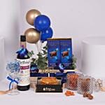 Celebration In Blue Hamper