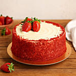 Crimson Velvet Delight Cake
