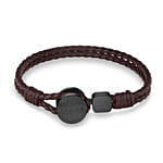 Police Leather Bracelet For Him