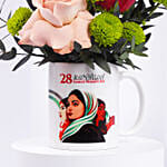 Emirati Womens Day Rose Mug Arrangement