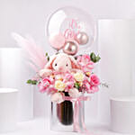 Its A Girl Bloom Hug Box