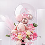 Its A Girl Bloom Hug Box