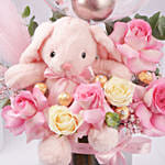Its A Girl Bloom Hug Box