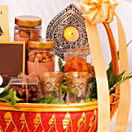 Golden Diwali Celebration Basket