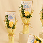 Roses Bouquet Set Of 5 For Teacher