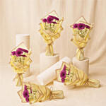 Chrysanthemums Bouquet Set Of 5 For Teacher