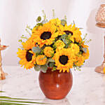 Happy Diwali Sunshine Vase