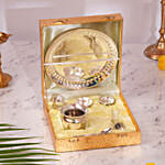 Silver Plated Pooja Thali Set