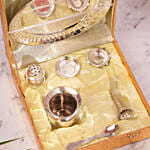 Silver Plated Pooja Thali Set