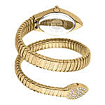 Just Cavalli Womens Signature Snake Watch