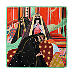 كومبو وشاح لومينا ميزون نسائي وباقة ورد