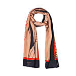 100% Silk Chiffon Dubai Skyline Scarf