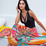 100% Silk Chiffon Scarf & Sheila By Lumena Maison