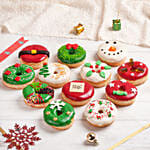 12 Christmas Theme Donuts
