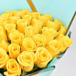 35 Yellow Roses Designer Bouquet