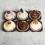 6 Assorted Desginer Cupcakes